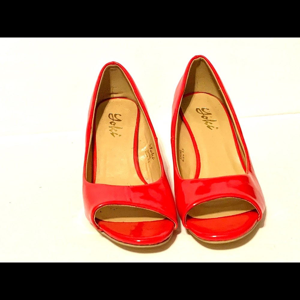 Yoki “Shine” Wedge Heel